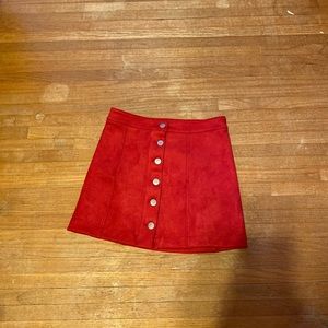 Forever 21 Suede Mini Skirt